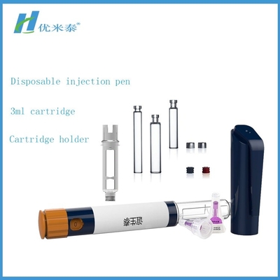 Stylo jetable adapté aux besoins du client d'insuline de diabète, aiguilles de stylo de sécurité avec la cartouche 3ml