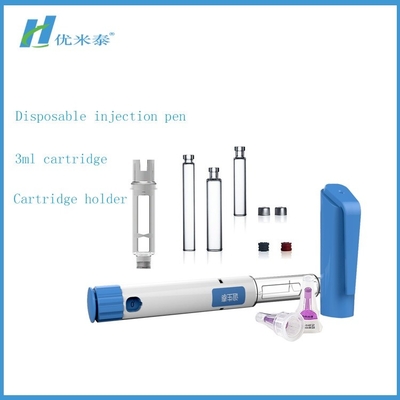 Cartouche rechargeable en plastique de stylo d'insuline, OIN préremplie de la CE de seringues d'insuline énumérée