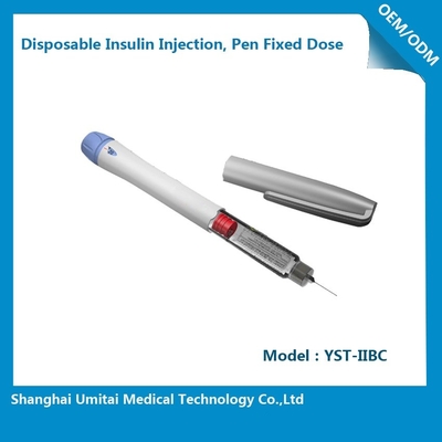 Les stylos jetables d'insuline de dose fixe tordent le principe d'injection de poussée pour PTH/GLP-1
